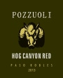 Pozzuoli Canyon Red 2013  Front Label