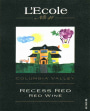 L'Ecole 41 Recess Red 2014 Front Label