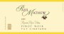 Paul Mathew Vineyards TnT Vineyard Pinot Noir 2009  Front Label