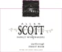 Allan Scott Marlborough Pinot Noir 2012  Front Label