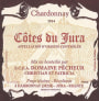 Domaine Pecheur Cotes du Jura Chardonnay 2014  Front Label