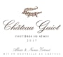 Chateau Guiot Costieres de Nimes Cuvee Numa 2017  Front Label