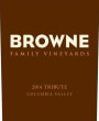 Browne Family Vineyards Tribute 2014 Front Label