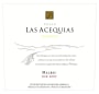 Valle Las Acequias Melbec Oak 2007  Front Label