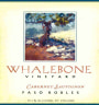 Whalebone Vineyard Cabernet Sauvignon 2002  Front Label