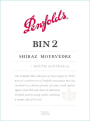 Penfolds Bin 2 Shiraz Mourvedre 2012  Front Label