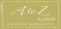 A to Z Riesling 2006  Front Label