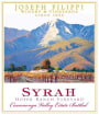 Joseph Filippi Winery & Vineyards Hoffer Ranch Vineyard Syrah 2012 Front Label