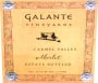 Galante Vineyards Merlot 2014  Front Label