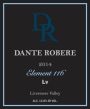 Dante Robere Element 116 LV 2014  Front Label