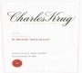 Charles Krug Peter Mondavi Family Zinfandel 2006  Front Label