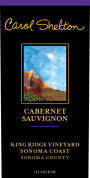 Carol Shelton King Ridge Vineyard Cabernet Sauvignon 2013  Front Label