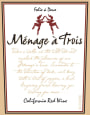 Menage a Trois Folie a Deux Red 2007  Front Label