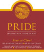 Pride Mountain Vineyards Reserve Claret 2013  Front Label