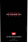 AuburnJames Winery 1001 Red 2013  Front Label