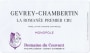 Domaine du Couvent Gevrey-Chambertin La Romanee Premier Cru Monopole 2021  Front Label
