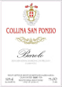 Collina San Ponzio Barolo 2017  Front Label