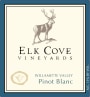 Elk Cove Pinot Blanc 2009  Front Label