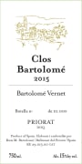 Celler Bartolome Vernet Bartolome 2015  Front Label