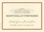 Monticello Estate Grown Pinot Noir 2009  Front Label