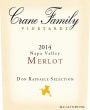 Crane Family Vineyards Don Raffaele Selection Cabernet Sauvignon 2014  Front Label