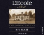 L'Ecole 41 Columbia Valley Syrah 2009 Front Label