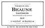 Vincent Girardin Beaune Les Greves Premier Cru 2010  Front Label