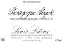 * Bourgogne Aligote 2015 Front Label