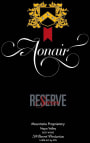 Aonair Mountains Proprietary Reserve 2015 Front Label