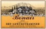 Bonair Winery Dry Gewurztraminer 2005 Front Label