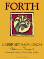 Forth Vineyards Rebeccas Vineyard Cabernet Sauvignon 2009  Front Label