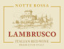 Banfi Notte Rossa Lambrusco dell Emilia  Front Label
