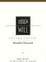 Andrew Will Winery Sheridan Vineyard Red 2004 Front Label