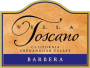 Villa Toscano Winery Barbera 2017  Front Label