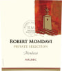 Robert Mondavi Private Selection Malbec 2013  Front Label