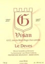 Domaine La Guintrandy Cotes du Rhone Villages Visan Le Deves 2007  Front Label