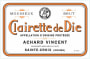 Domaine Achard-Vincent Clairette de Die  Front Label