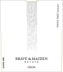 Brave & Maiden Union 2013  Front Label