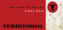 Territorial Vineyards Pinot Noir 2013 Front Label