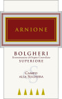 Campo alla Sughera Bolgheri Superiore Arnione 2012  Front Label