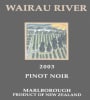 Wairau River Pinot Noir 2003 Front Label