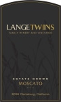 LangeTwins Estate Moscato 2010 Front Label