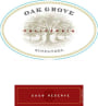 Oak Grove Family Reserve Zinfandel 2009  Front Label