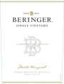 Beringer Marston Vineyard Cabernet Sauvignon 2007 Front Label