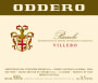 Oddero Barolo Villero 2012  Front Label