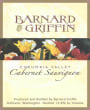 Barnard Griffin Cabernet Sauvignon 2007 Front Label