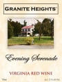 Granite Heights Evening Serenade 2011  Front Label