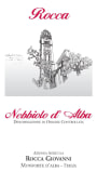 Rocca Giovanni Nebbiolo DAlba Giaculin 2013  Front Label