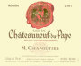 M. Chapoutier  Chateauneuf-du-Pape Barbe Rac 2001  Front Label