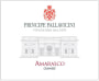 Principe Pallavicini Lazio Amarasco 2015 Front Label